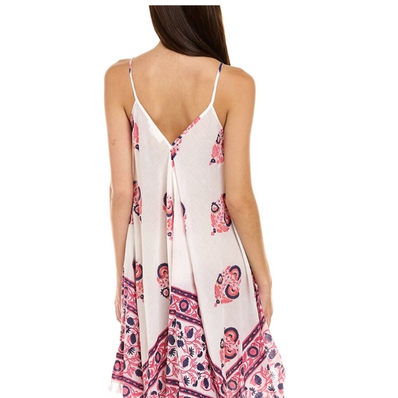 Roller Rabbit Floral Scarf Dress OS New with Tags - Picture 3 of 4